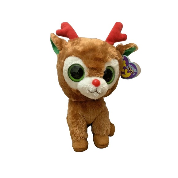 Ty Beanie Boos Comet Rudolph Reindeer Plush Stuffed Animal Stocking Stuffer GIFT - Picture 2 of 4